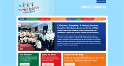 Desktop Screenshot of freedomchildcare.com